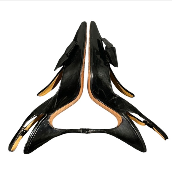 Authentic YSL Yves Saint Laurent luxury designer signature vintage bow heels 10 - Picture 7 of 16